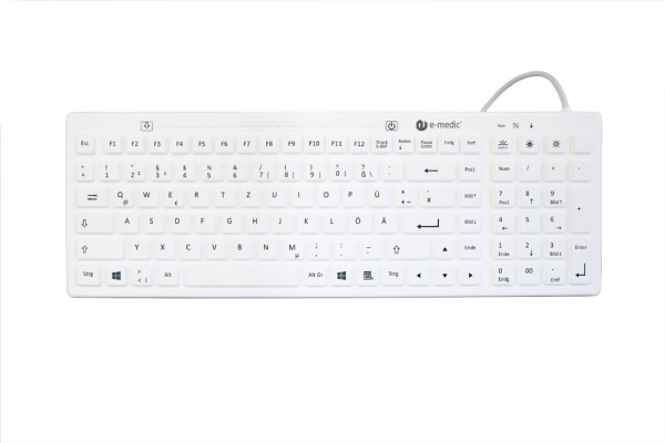 Hygienische Tastatur e-medic BL01