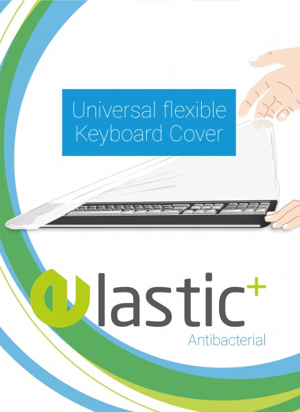 Antibakterieller Tastaturschutz e-lastic plus