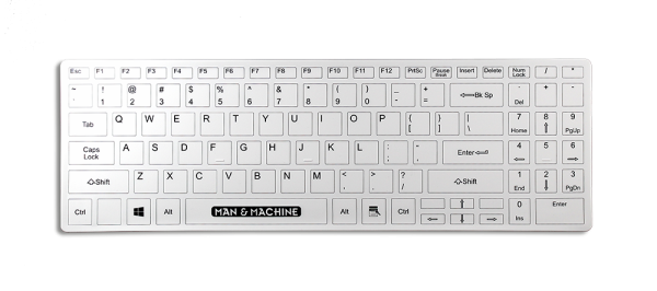 Man & Machine Tastatur "Its Cool Flat" DE